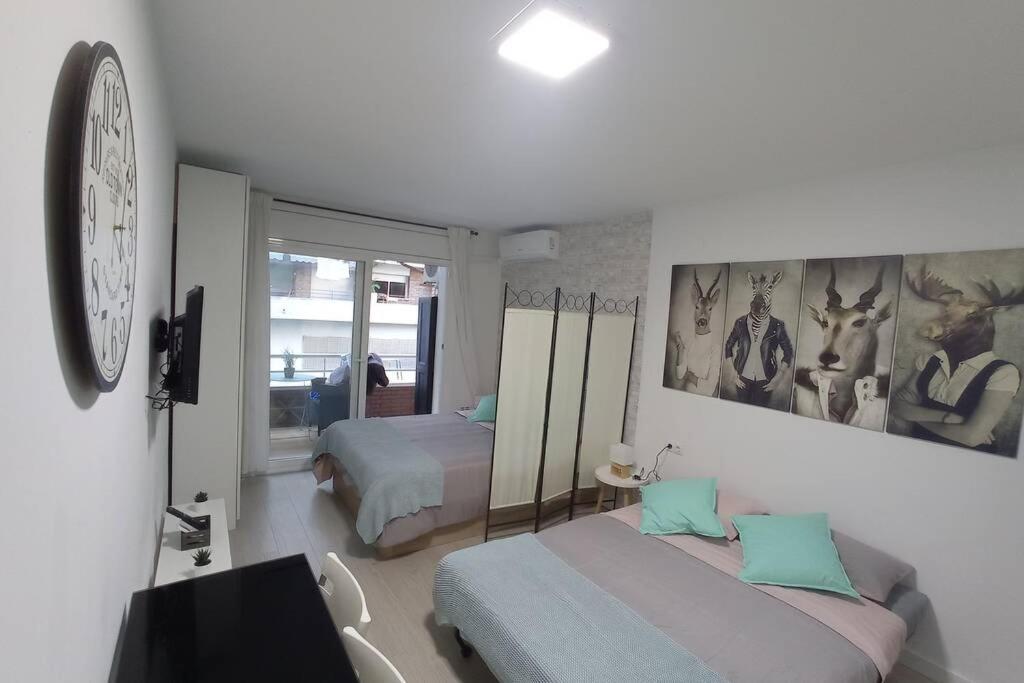 Apartamento Con Piscina A 2 Minutos De La Playa!!! 滨海略雷特 外观 照片